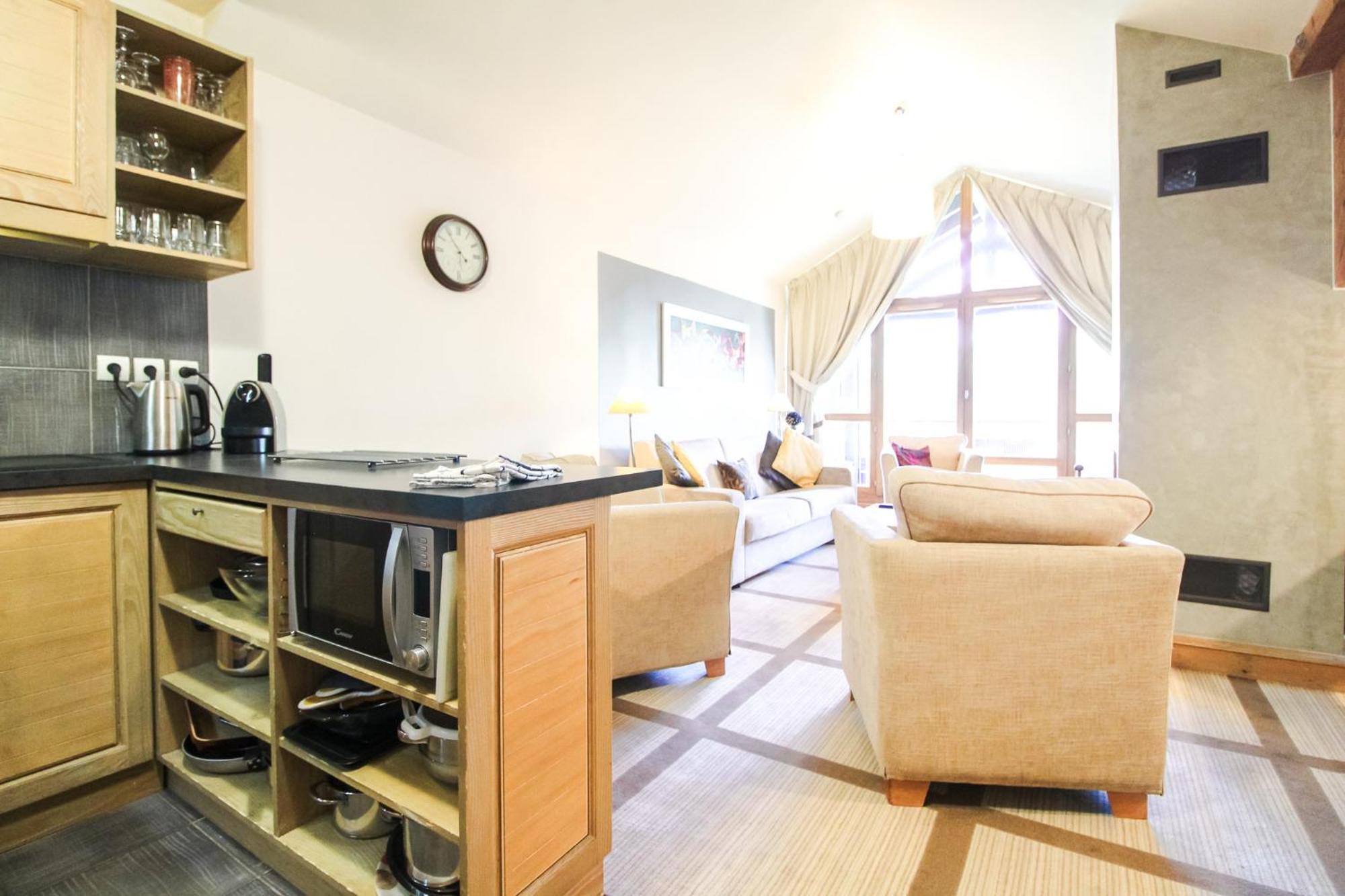 Exceptional 3 Bed Penthouse With Fireplace And Stunning Views Flaine Exterior foto