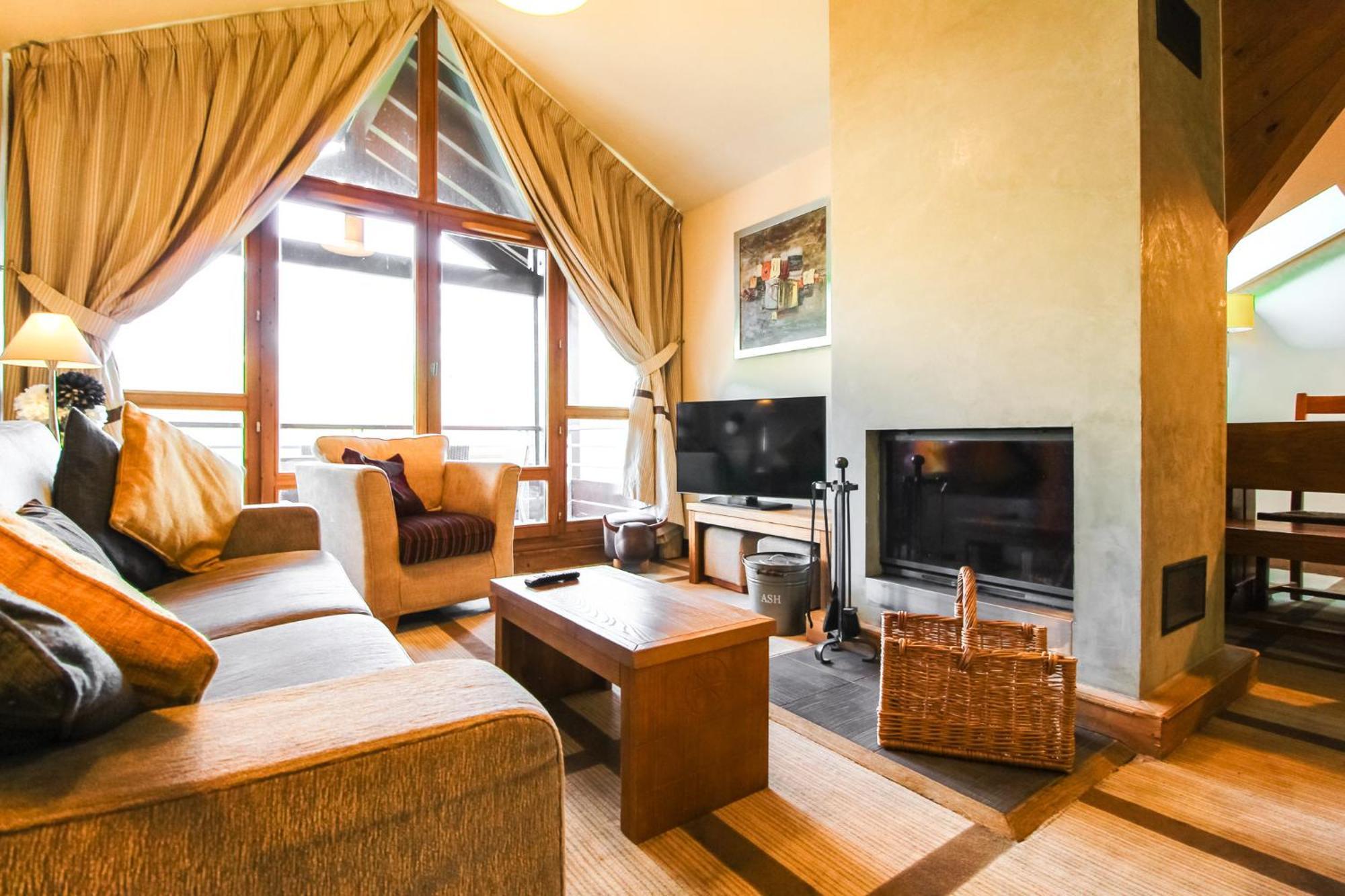 Exceptional 3 Bed Penthouse With Fireplace And Stunning Views Flaine Exterior foto