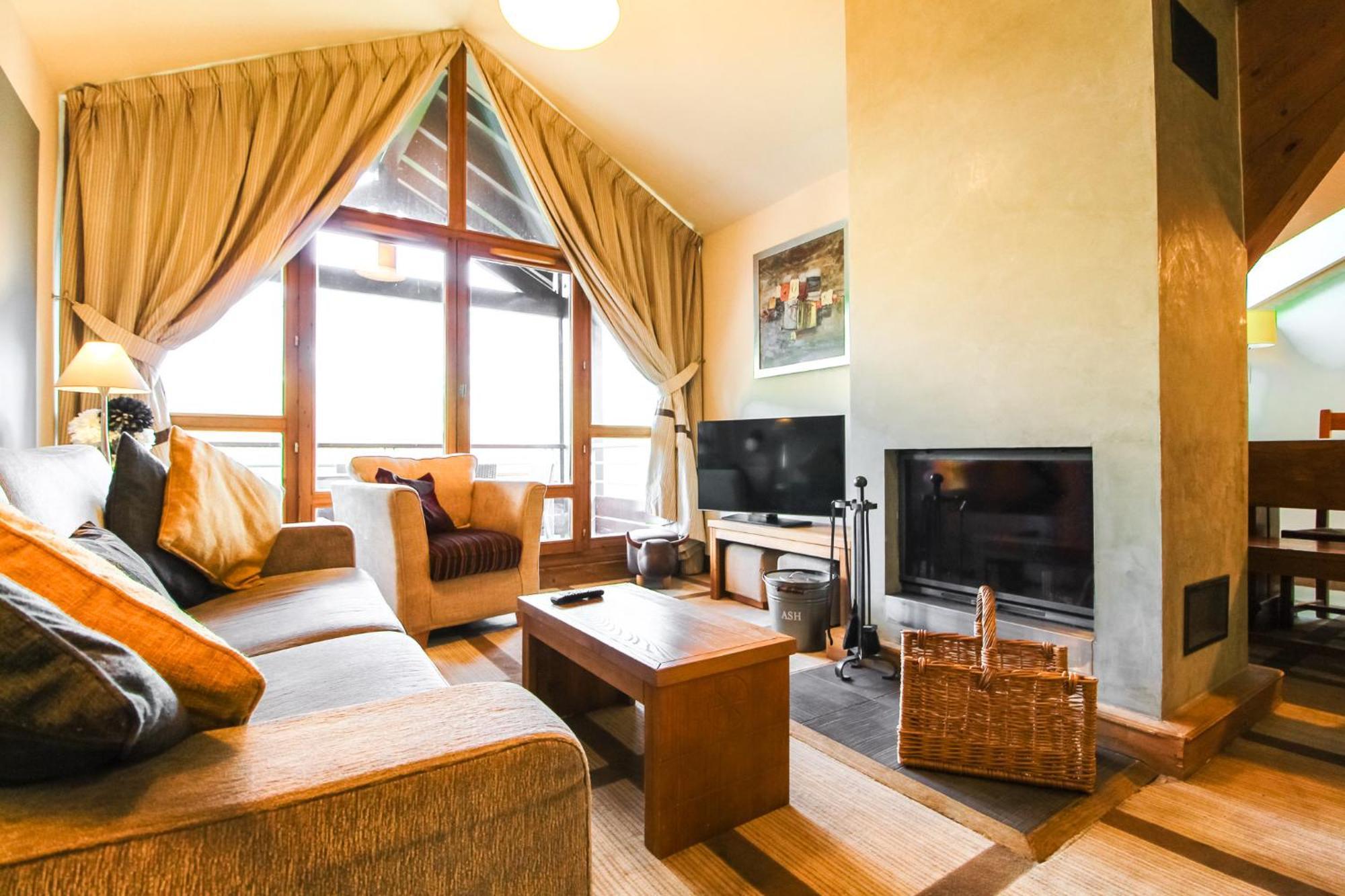 Exceptional 3 Bed Penthouse With Fireplace And Stunning Views Flaine Exterior foto
