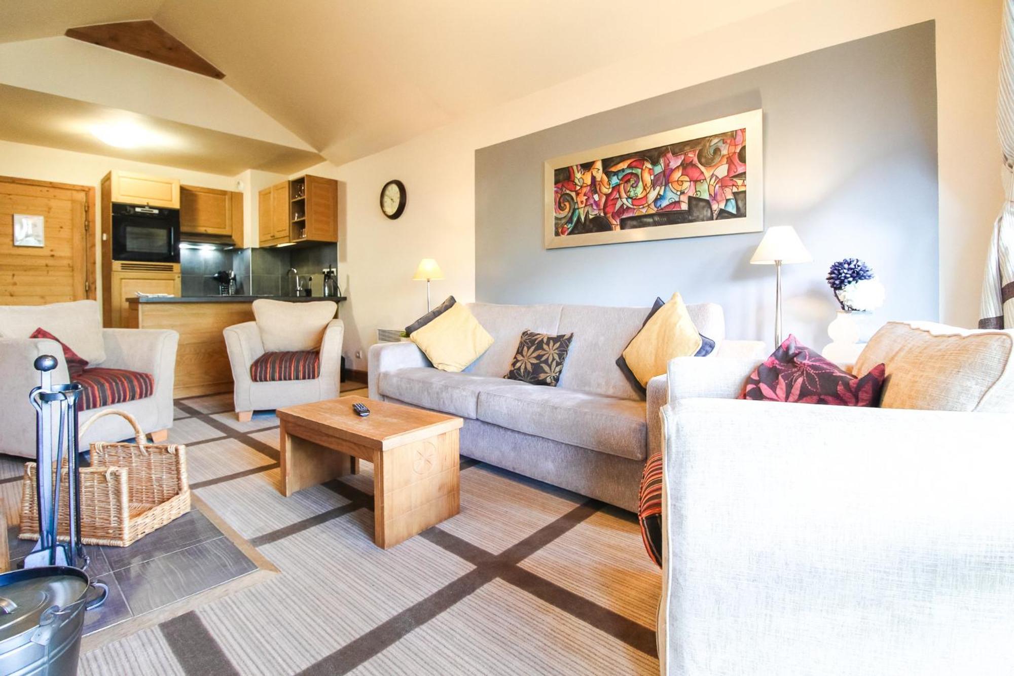 Exceptional 3 Bed Penthouse With Fireplace And Stunning Views Flaine Exterior foto